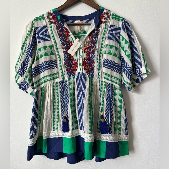 Anthropologie–Verb by Pallavi Singhee Tops - NWT Anthropologie–Verb by Pallavi Singhee Sylvia Babydoll Blouse